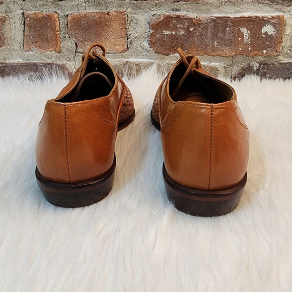 Anne Marino Brown Leather Loafers, Size 9 - Picture 8 of 14